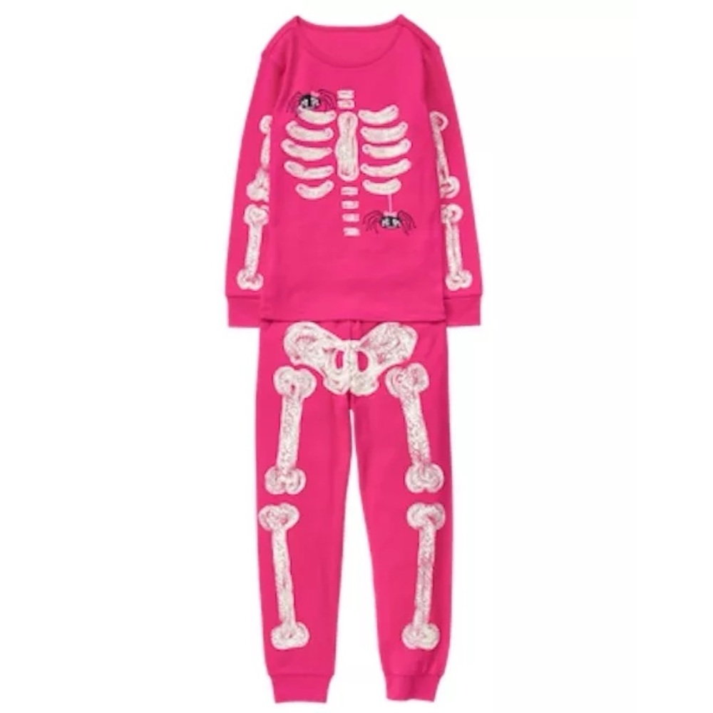 Gymboree Glow in the Dark Skeleton Pajamas